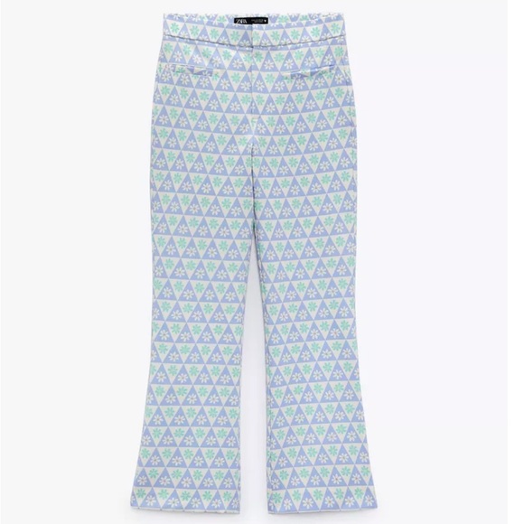 Zara 2 piece matching Set Pant with Crop Top Size XS - Picture 2 of 15